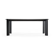 Steven - Modern Black Oval Dining Table