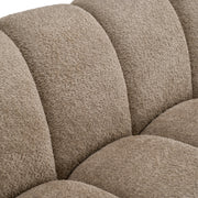 Suki - Modern Taupe Fabric Sofa — view 4