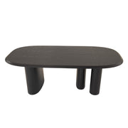 Summit - Modern 87" Black Ash Dining Table — view 3