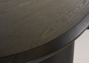 Summit - Modern 118" Black Ash Dining Table — view 5