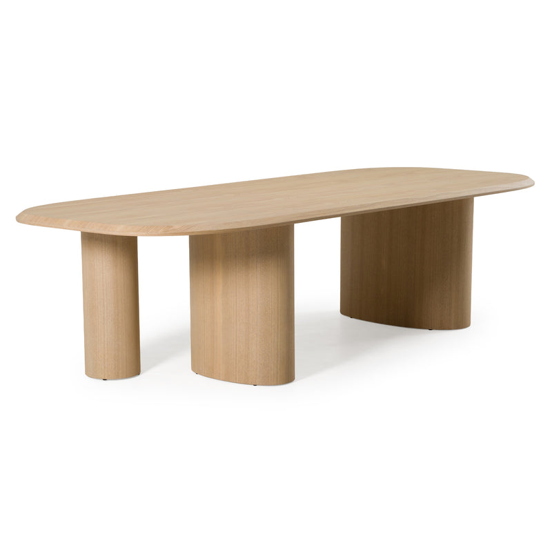 Summit - Modern 87" Natural Ash Dining Table — view 5