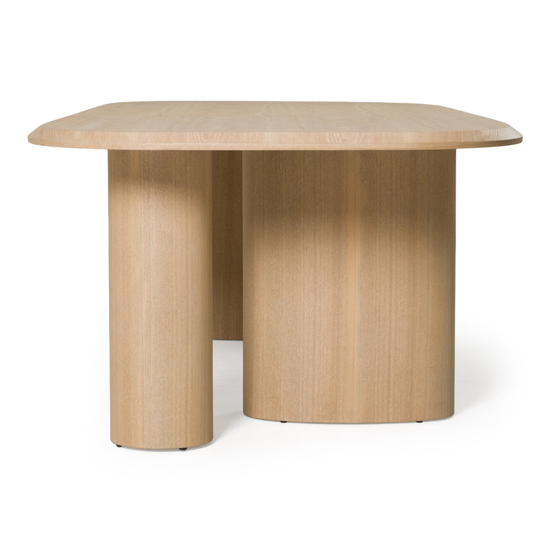 Summit - Modern 118" Natural Ash Dining Table — view 3