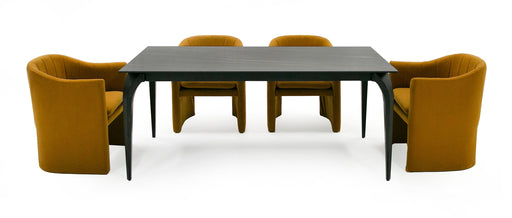 Suri - Modern Black Ceramic Extendable 71"/94.5" Dining Table — view 2