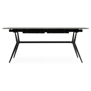 Suzie - Modern Ceramic + Black Ash Extendable Dining Table