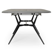 Suzie - Modern Ceramic + Black Ash Extendable Dining Table — view 5