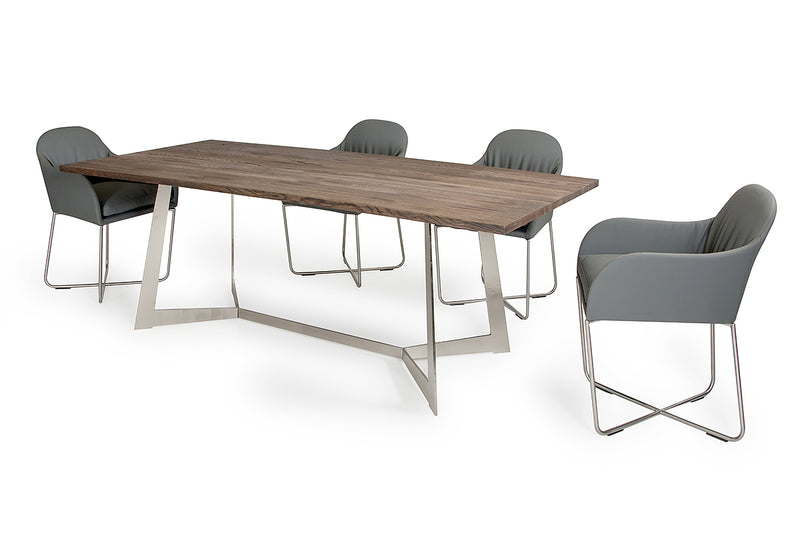 Sweeny Modern Grey Dining Chair — view 2