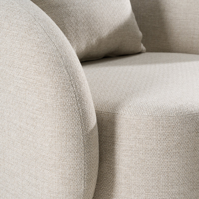Tabarca - Outdoor Beige Fabric Chair — view 5
