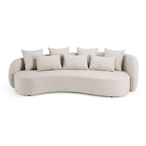 Tabarca - Outdoor Beige Fabric 4 Seat Sofa — view 2