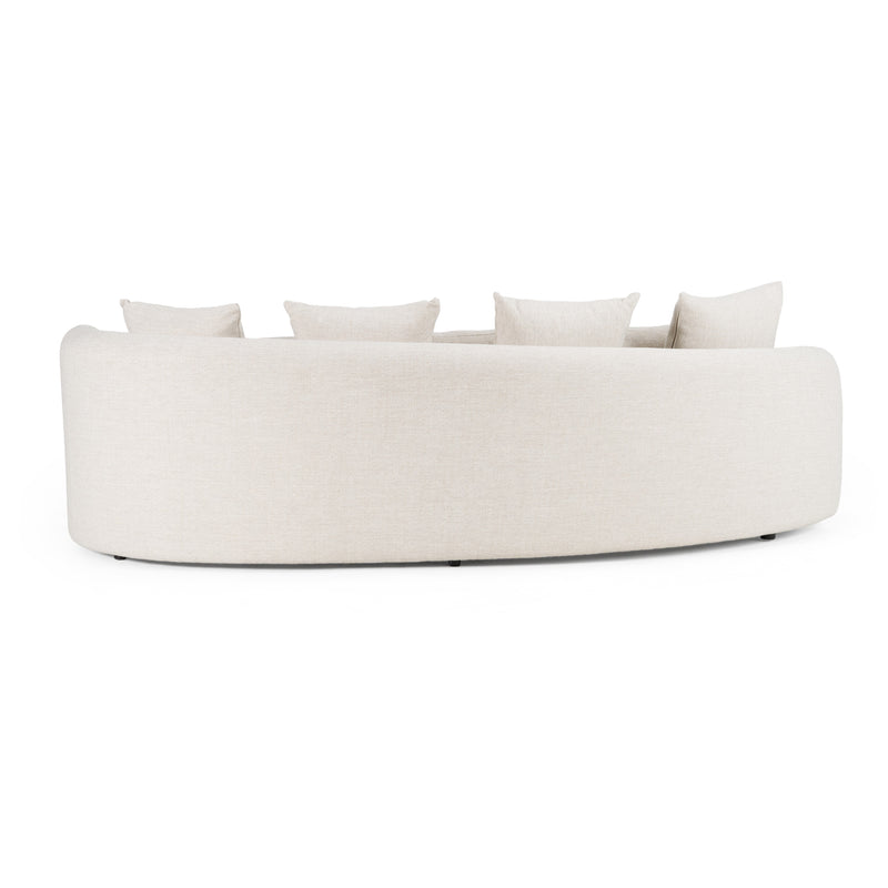 Tabarca - Outdoor Beige Fabric 4 Seat Sofa — view 3