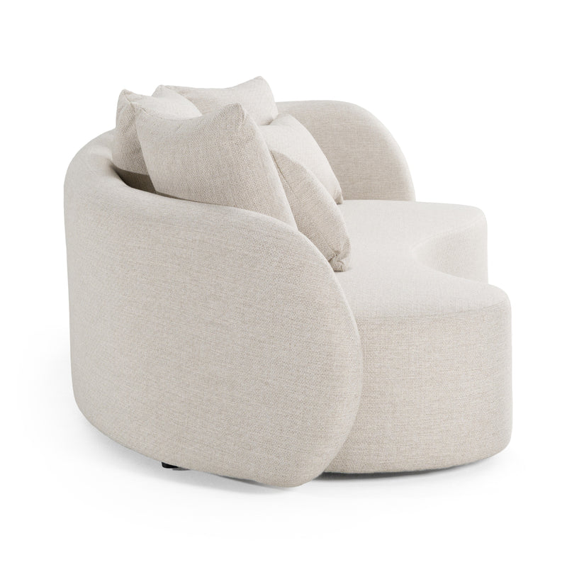 Tabarca - Outdoor Beige Fabric 4 Seat Sofa — view 4