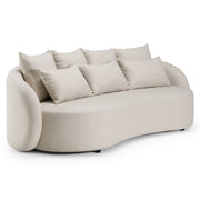 Tabarca - Outdoor Beige Fabric 3 Seat Sofa — view 3
