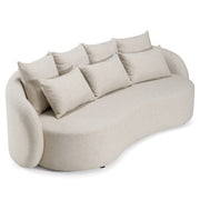 Tabarca - Outdoor Beige Fabric 3 Seat Sofa — view 4