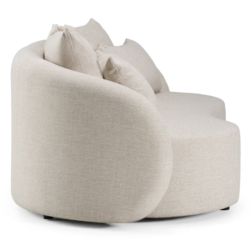 Tabarca - Outdoor Beige Fabric 3 Seat Sofa — view 5