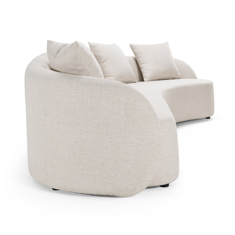 Tabarca - Outdoor Beige Fabric Sectional Sofa — view 2