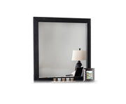 Tabitha Modern Dark Brown Recycled Pine Mirror — view 2