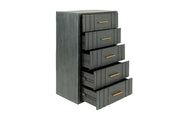 Manchester- Contemporary Dark Grey Chest — view 2