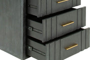 Manchester- Contemporary Dark Grey Chest — view 3