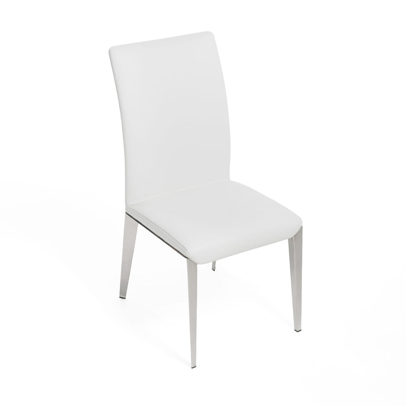 Taryn - Modern White Dining Chair (Set of 2) — view 3