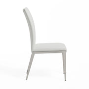 Taryn - Modern White Dining Chair (Set of 2) — view 4