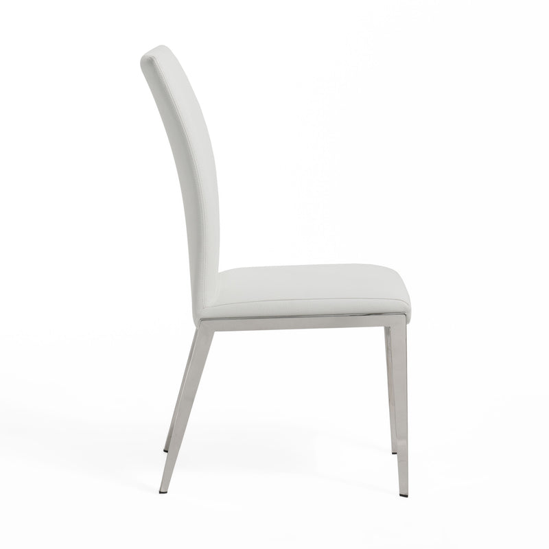 Taryn - Modern White Dining Chair (Set of 2) — view 4