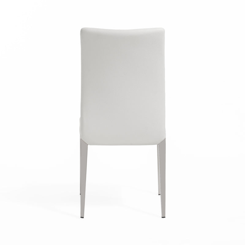 Taryn - Modern White Dining Chair (Set of 2) — view 5