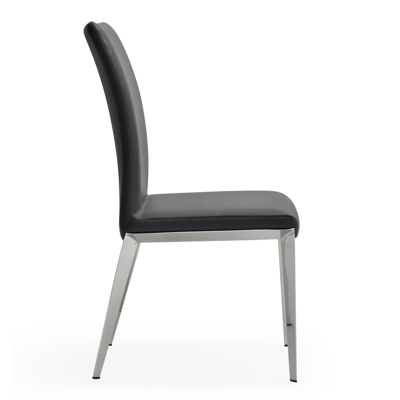 Taryn - Modern Dark Grey Dining Chair (Set of 2) — view 5
