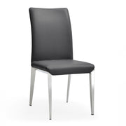 Taryn - Modern Dark Grey Dining Chair (Set of 2) — view 3