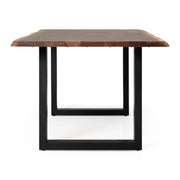 Taylor Modern 79" Live Edge Wood Dining Table — view 3