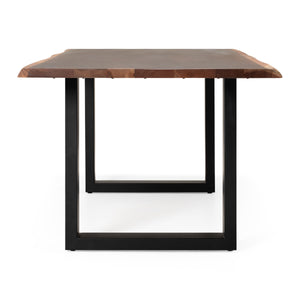 Taylor Modern 79" Live Edge Wood Dining Table — view 3