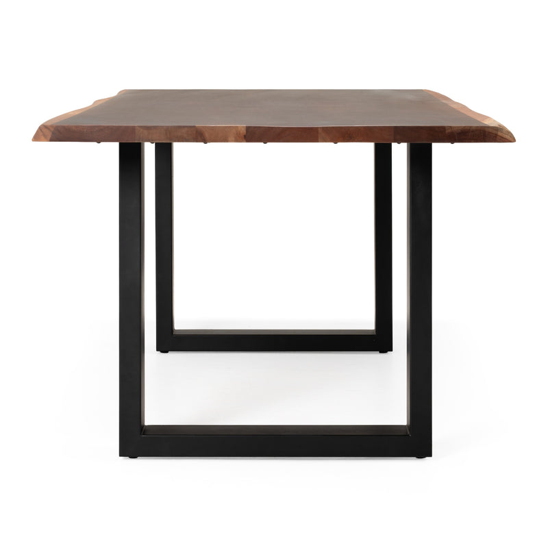 Taylor Modern 79" Live Edge Wood Dining Table — view 3