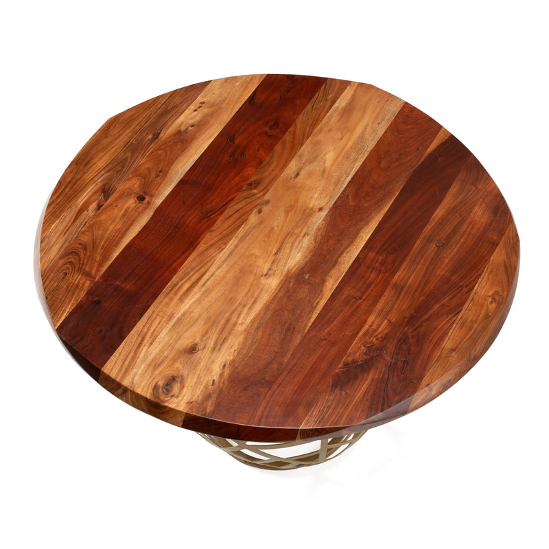 Taylor - Round 47" Live Edge Dining Table — view 3