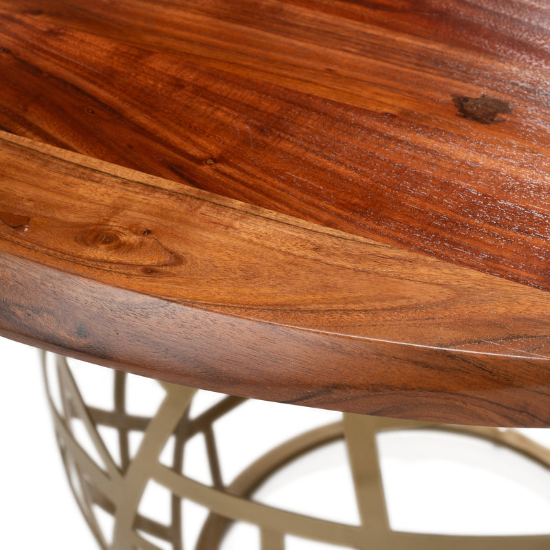 Taylor - Round 47" Live Edge Dining Table — view 4