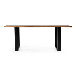 Taylor Modern 79" Live Edge Wood Dining Table — view 4
