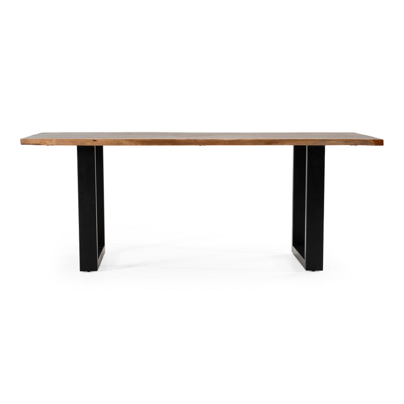 Taylor Modern 79" Live Edge Wood Dining Table — view 4
