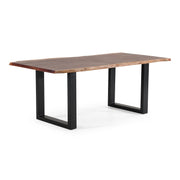 Taylor Modern 79" Live Edge Wood Dining Table — view 5