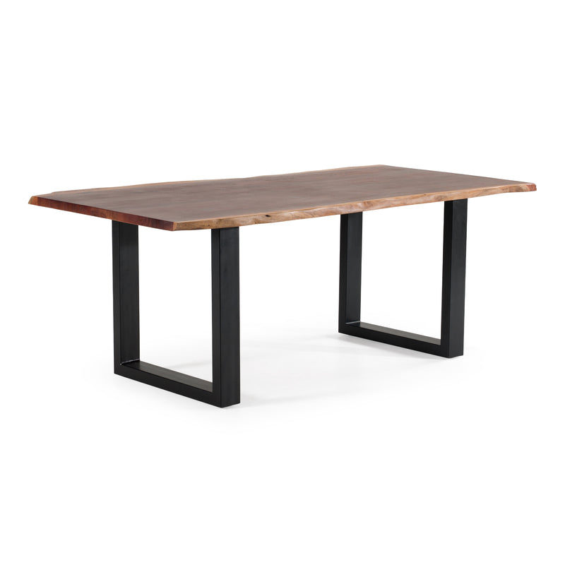 Taylor Modern 79" Live Edge Wood Dining Table — view 5