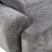 Terra - Modern Grey Fabric Sectional Sofa — view 5