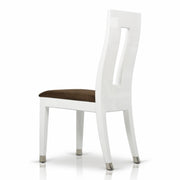 Thor Modern White Glossy Dining Chair — view 4