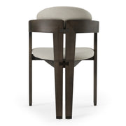 Thorne Light Grey and Dark Grey Arm Dining Chair — view 4