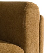 Tiene - Modern Orange Fabric 4-Seat Sofa — view 5