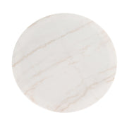 Tilly - Glam White Marble + Gold Round Dining Table — view 2