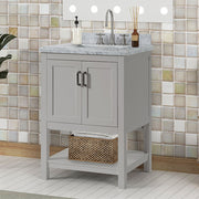 Reston Vanity with Top/ Sink - R&R Furniture Gallery (Fountain Valley, CA)