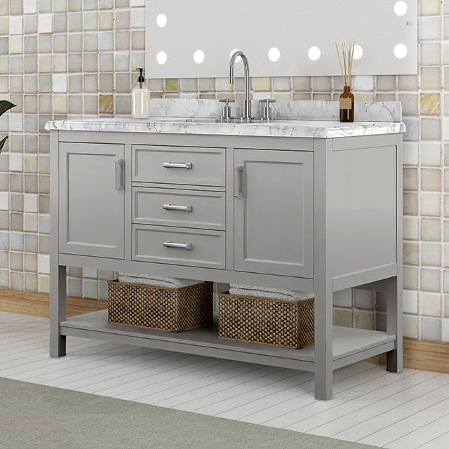 Reston Vanity with Top/ Sink - R&R Furniture Gallery (Fountain Valley, CA)