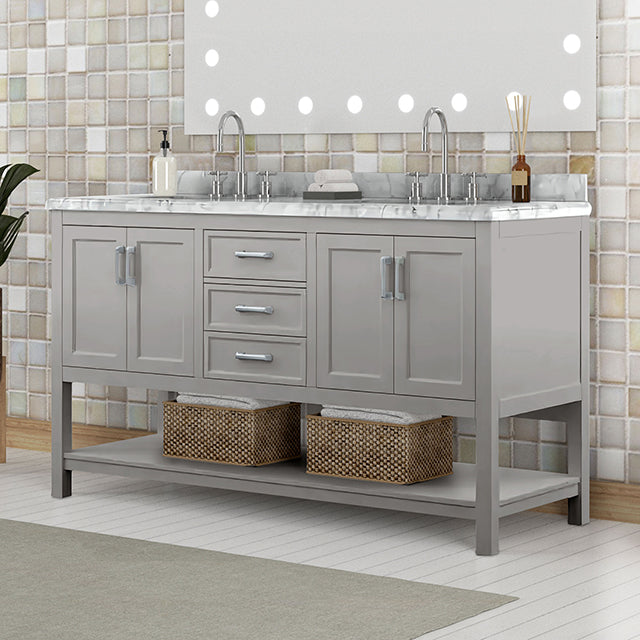 Reston Vanity with Top/ Sink - R&R Furniture Gallery (Fountain Valley, CA)