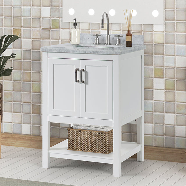 Reston Vanity with Top/ Sink - R&R Furniture Gallery (Fountain Valley, CA)