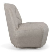 Tomlin - Contemporary Grey Woven Fabric Accent Chair — view 2