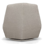 Tomlin - Contemporary Grey Woven Fabric Accent Chair — view 3