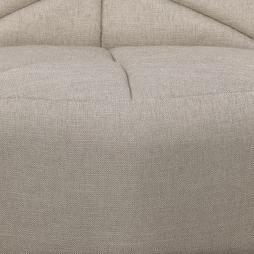 Tomlin - Contemporary Grey Woven Fabric Accent Chair — view 4
