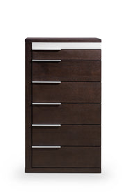 Torino Modern Brown Oak & Grey Chest — view 5