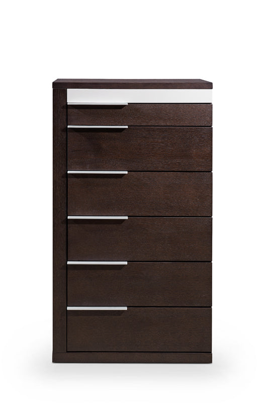 Torino Modern Brown Oak & Grey Chest — view 5